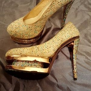 Rhinestone heels